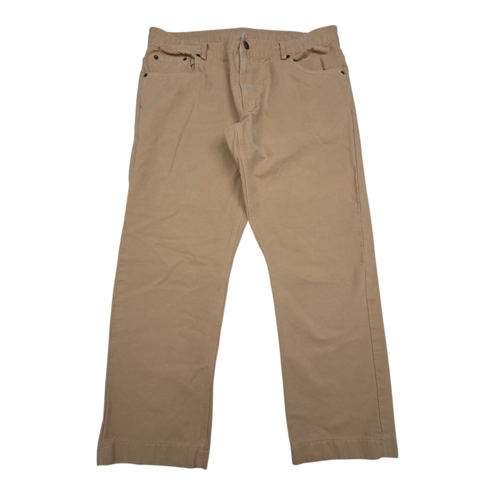 Spier & Mackay Slim Fit Pants 36x26 Tan Brown Handmade Chino Trousers Preppy